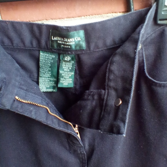 LAUREN  RALPH LONG SKIRT  12P JEAN SKIRT - Picture 3 of 4